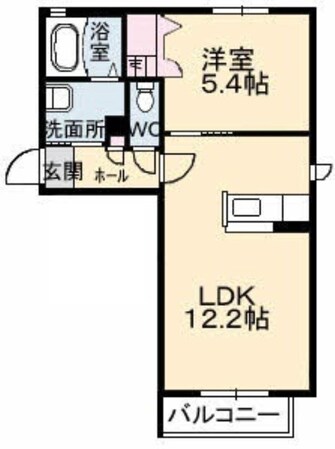 リッセ小幸田　Ａ棟 の物件間取画像